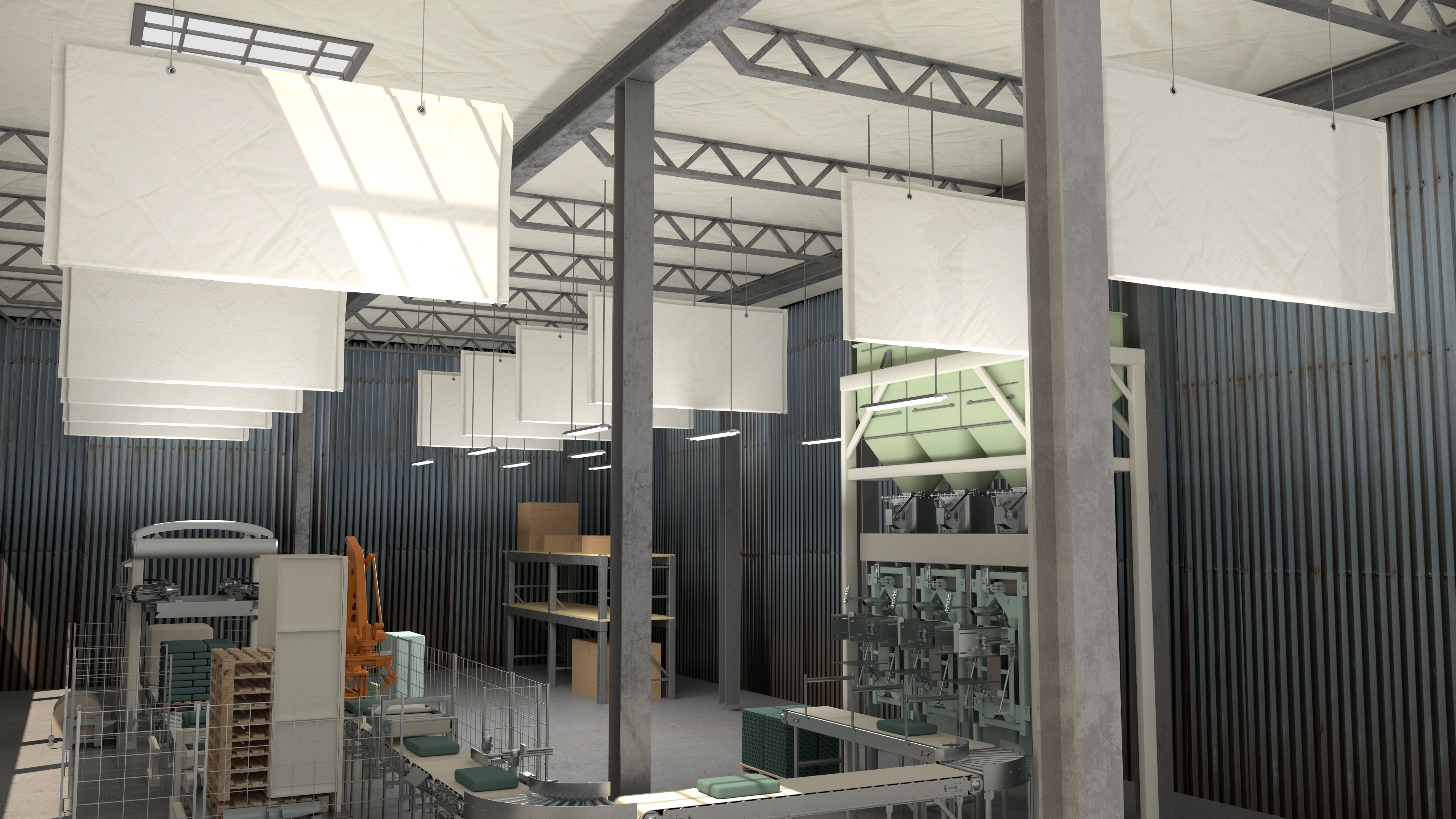 Industrial Ceiling Baffles